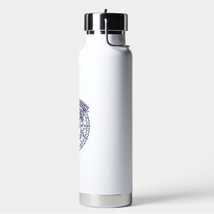 Unicorn Sugar Rush Unicorn Funny Cute Gift Design_ Water Bottle