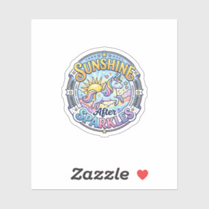 Unicorn Sunshine After Sparkles POD Ready Marketpl