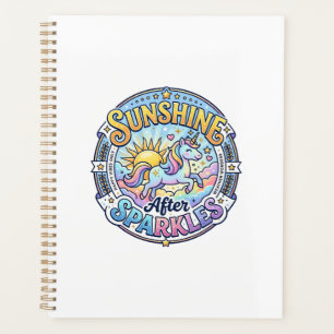 Unicorn Sunshine After Sparkles POD Ready Marketpl Planner