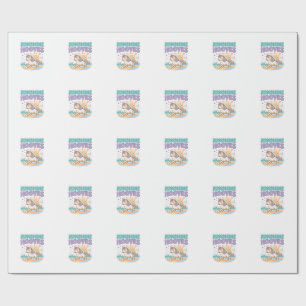 Unicorn Sunshine Hooves Trendy Graphic Tee Design_ Wrapping Paper