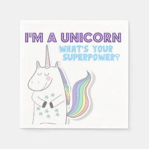 Unicorn Superpower Napkin