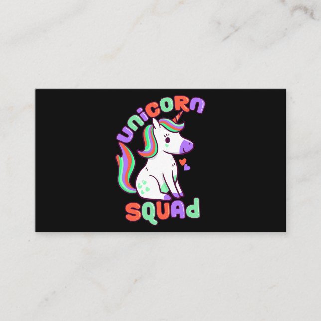 Unicorn Suqad 2 Business Card (Front)