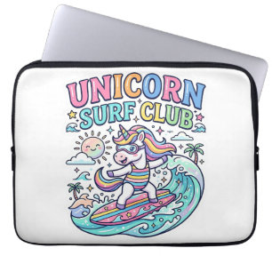 Unicorn Surf Club Laptop Sleeve