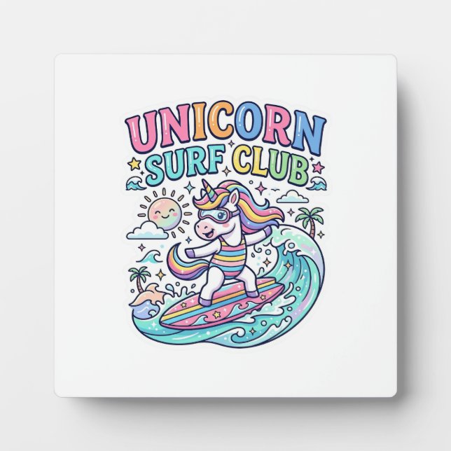 Unicorn Surf Club Plaque (Front)