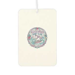 Unicorn Surf Club Playful Shirt Graphic_1 Car Air Freshener