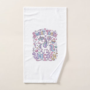 Unicorn Sweet Tooth Unicorn Original Merch Design_ Hand Towel