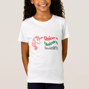 Unicorn T-shirt for girls .