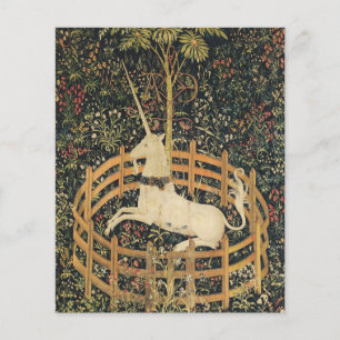 Unicorn Tapestries Captivity Mediaeval Tapestry Flyer