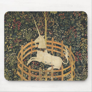 Unicorn Tapestries Captivity Mediaeval Tapestry Mouse Mat