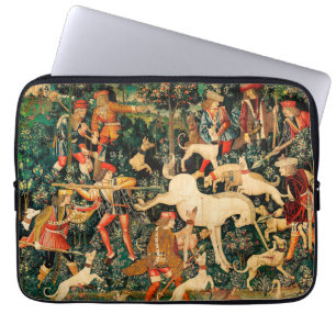 Unicorn Tapestries Defends Hunt  Laptop Sleeve