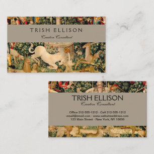 Unicorn Tapestries Found Legend Mythical Business Card