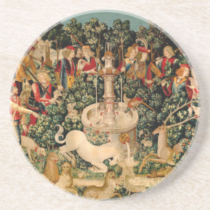 Unicorn Tapestries Found Legend Mythical Coaster