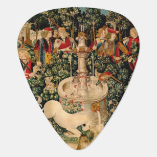 Unicorn Tapestries Found Legend Mythical Guitar Pick