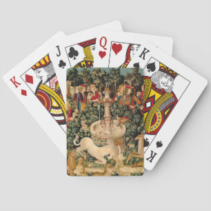 Unicorn Tapestries Found Legend Mythical Playing Cards