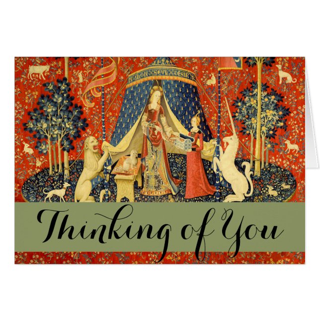 Unicorn Tapestries Lady Legend Mediaeval (Front Horizontal)