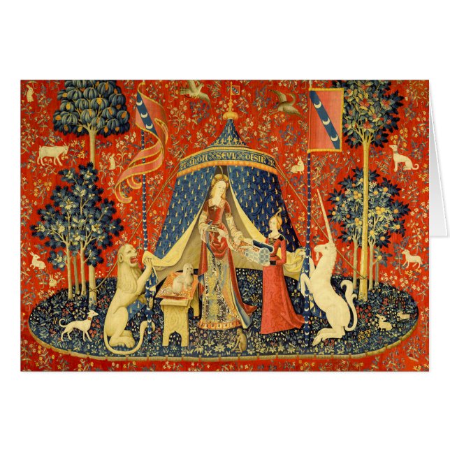 Unicorn Tapestries Lady Legend Mediaeval (Front Horizontal)