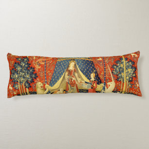 Unicorn Tapestries Lady Legend Mediaeval Body Cushion