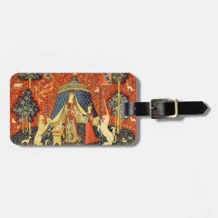 Unicorn Tapestries Lady Legend Mediaeval Luggage Tag