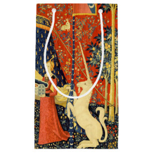 Unicorn Tapestries Lady Legend Mediaeval Small Gift Bag