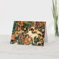 Unicorn Tapestries Mediaeval Classic Defends Hunt