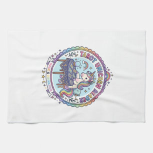 Unicorn Tarot Unicorn Reader Funny Shirt Graphic_1 Tea Towel