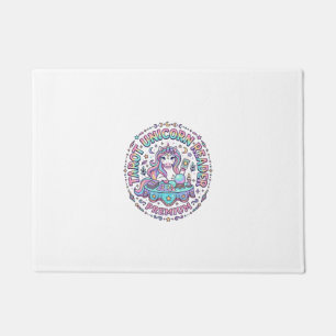 Unicorn Tarot Unicorn Reader Premium Funny Print o Doormat