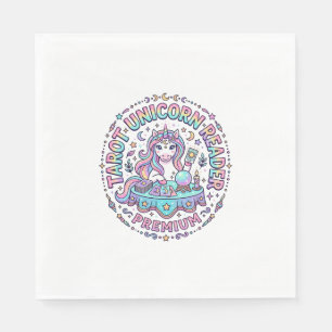 Unicorn Tarot Unicorn Reader Premium Funny Print o Napkin