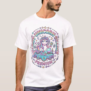 Unicorn Tarot Unicorn Reader Premium Funny Print o T-Shirt