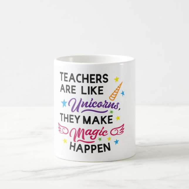 Unicorn Teacher Mug (Center)