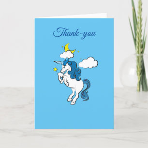 Unicorn Thank You Card
