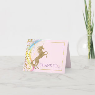 Unicorn Thank You Cards