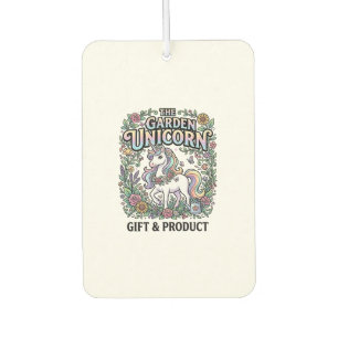 Unicorn The Garden Unicorn Commercial Vector Desig Car Air Freshener
