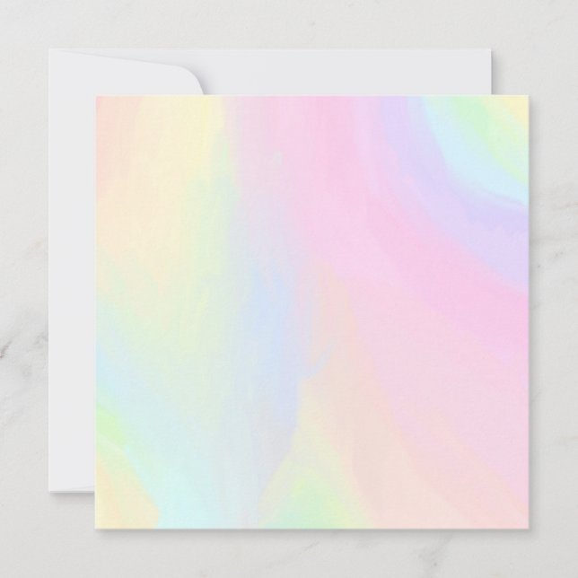 Unicorn Things 1 Invitation (Front)