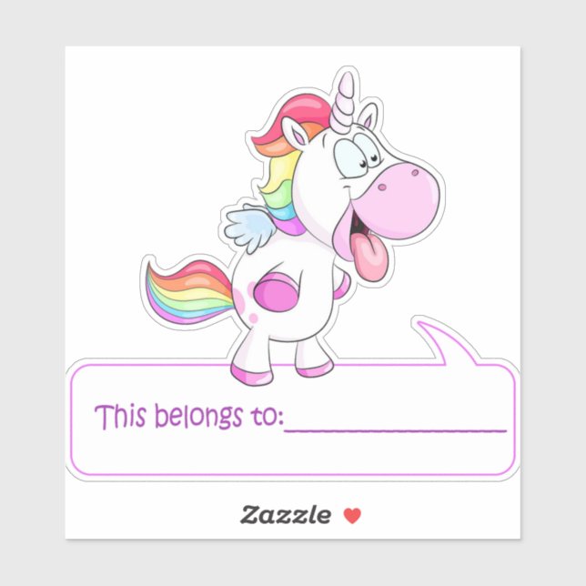 Unicorn This Belongs To - Back To School  (Sheet)