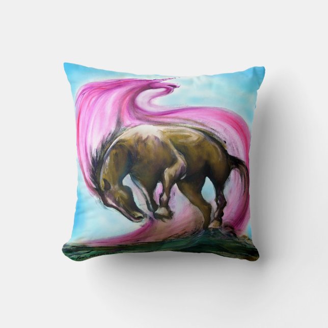 Unicorn Throw Pillow (Front)