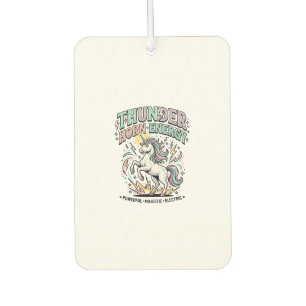Unicorn Thunder Horn Energy Retro Style Product Gr Car Air Freshener