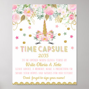 Unicorn Time Capsule Poster