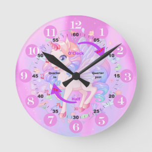 Unicorn Time Learning Clock