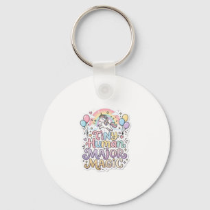 Unicorn Tiny Human Major Magic Premium Vector Vect Key Ring