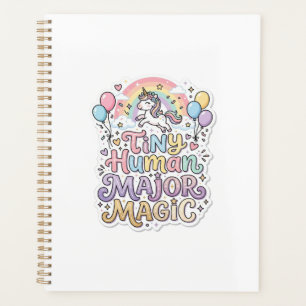 Unicorn Tiny Human Major Magic Premium Vector Vect Planner