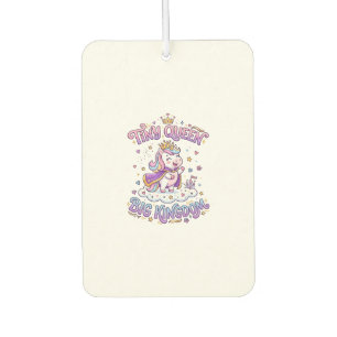 Unicorn Tiny Queen Big Kingdom Gift Idea Sticker a Car Air Freshener