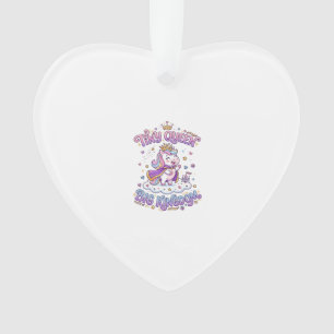 Unicorn Tiny Queen Big Kingdom Gift Idea Sticker a Ornament