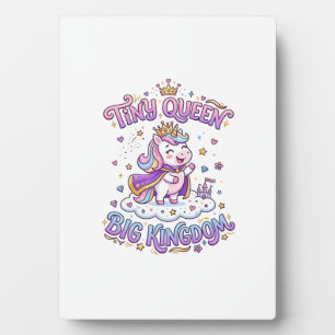 Unicorn Tiny Queen Big Kingdom Gift Idea Sticker a Plaque