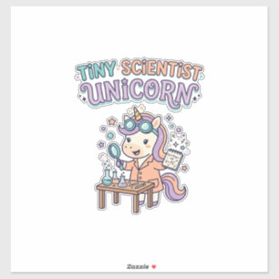Unicorn Tiny Scientist Unicorn Trendy Product Grap