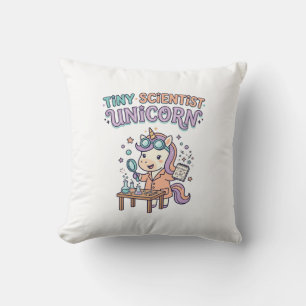 Unicorn Tiny Scientist Unicorn Trendy Product Grap Cushion
