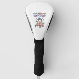 Unicorn Tiny Scientist Unicorn Trendy Product Grap Golf Head Cover