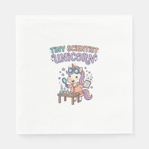 Unicorn Tiny Scientist Unicorn Trendy Product Grap Napkin