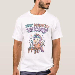 Unicorn Tiny Scientist Unicorn Trendy Product Grap T-Shirt