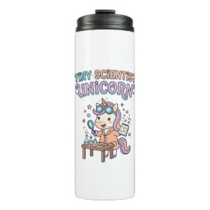 Unicorn Tiny Scientist Unicorn Trendy Product Grap Thermal Tumbler