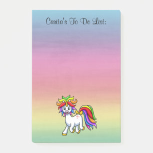 Unicorn To Do List Post-It Notes